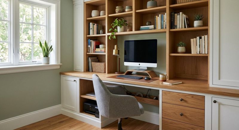 Built In Desk Installation in Winston Salem, NC
